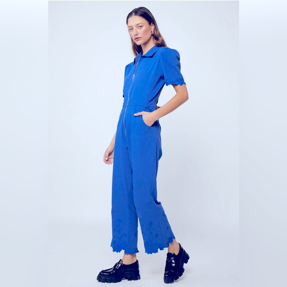 Rue Stiic Logan Jumpsuit in Matisse Blue. BNWT. Never even tried on! - Picture 1 of 4